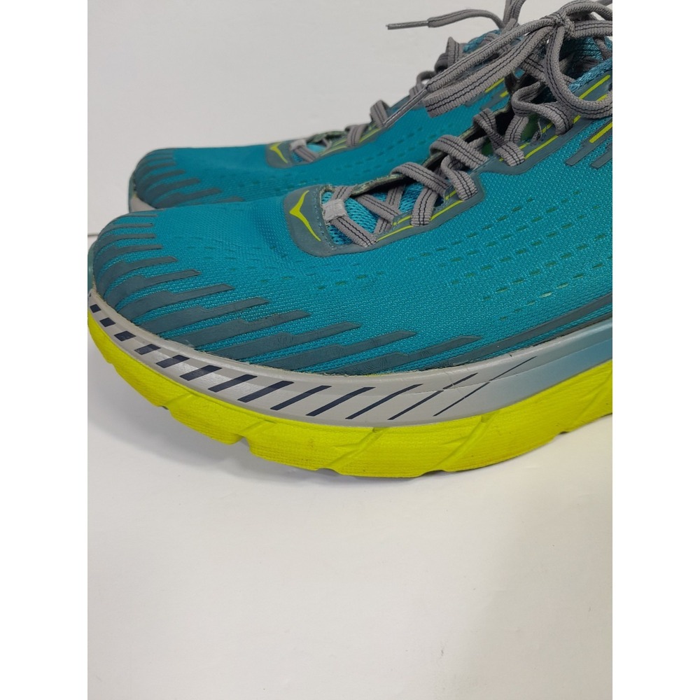 Hoka One One Clifton 5 Blue/Yellow Running Shoes Mens Size 11.5 - Picture 13 of 13